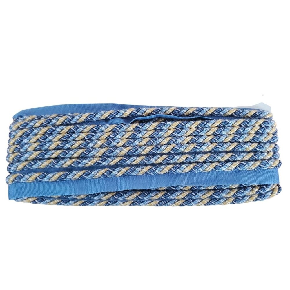 Samuel & Sons 8.7 Yards Annecy Trim Cornflower Discontinued Twisted Cord W/ Tape